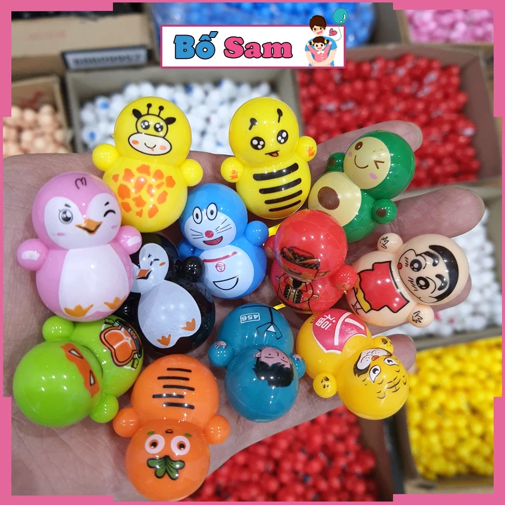 SET 50-100 Lật đật mini squid game đồ chơi cho bé nhiều mẫu dễ thương Shop Bố Sam