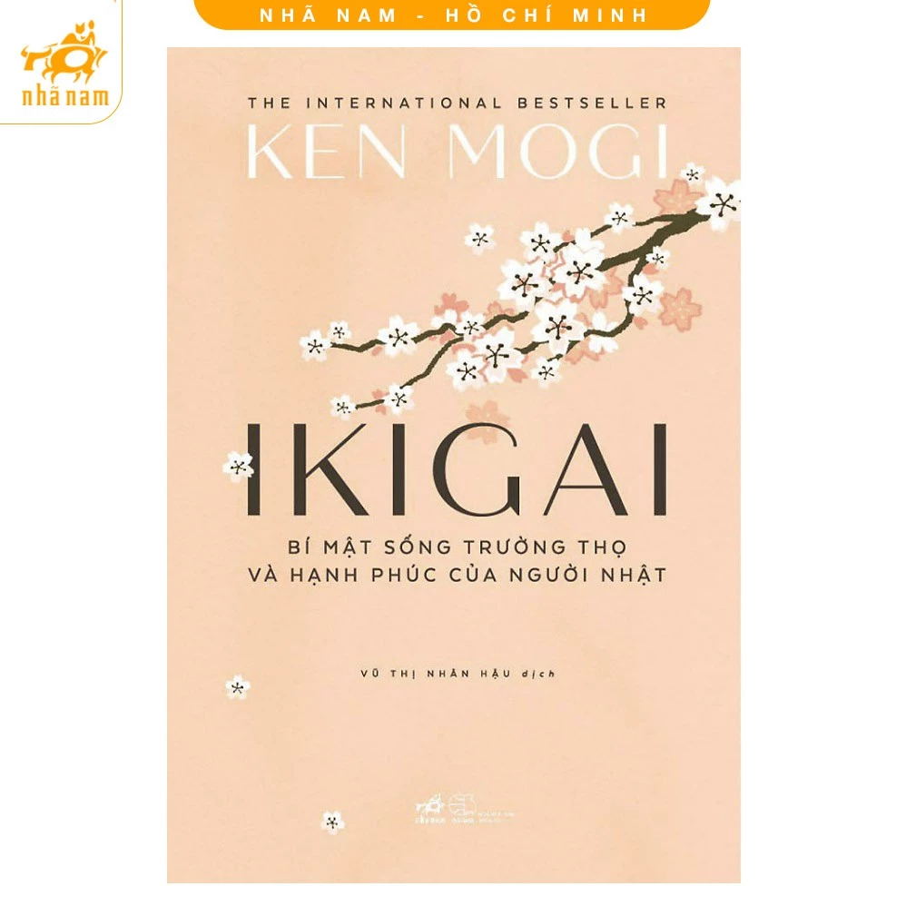 Bìa sách Ikigai - Bí Quyết Sống Trường Thọ Và Hạnh Phúc Của Người Nhật
