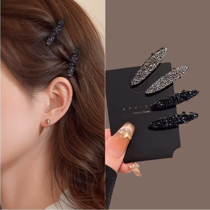Kẹp Tóc Kim Cương Giả Mini Phong Cách Hàn Quốc - Phụ Kiện Tóc Thời Trang cho Nữ