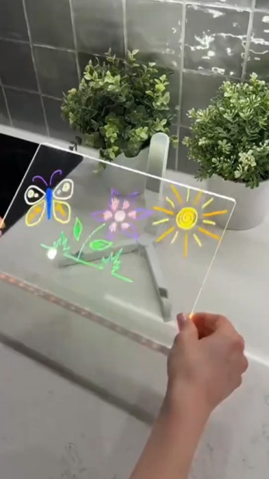 Bảng vẽ led phát sáng cho bé tập chơi viết #BangLedVe#XuHuong #VideohangTieuDung #ShopeeVideo