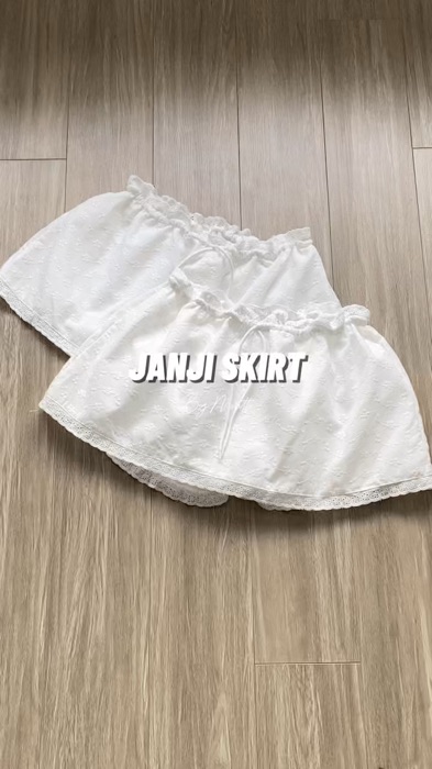 Có hẹn lại lên em chân váy cho mí nàng diện đồ xinh 🥰✨🧸💭  #trend #viral #byminttne #outfit #janjiskirt