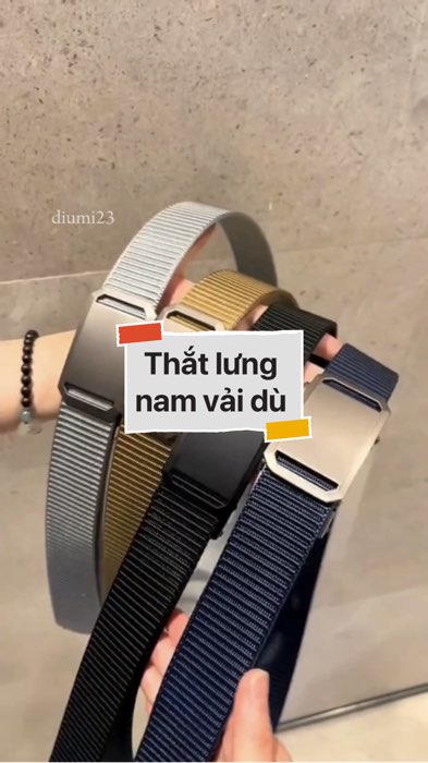 ￼Thắt lưng nam vải dù Đầu khóa đen. #VideohangThoiTrang#shopeestyle#ShopeeVideo#ShopeeCreator#LuotVuiMuaLien#KOLUyTin #diumi413