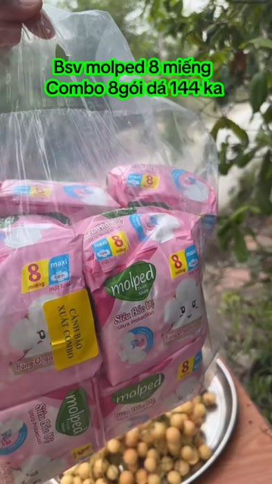 Combo 8 gói băng vệ sinh Molped #bangvesinh #molped #KOLUyTin #LuotVuiMuaLien #HangMoiVe