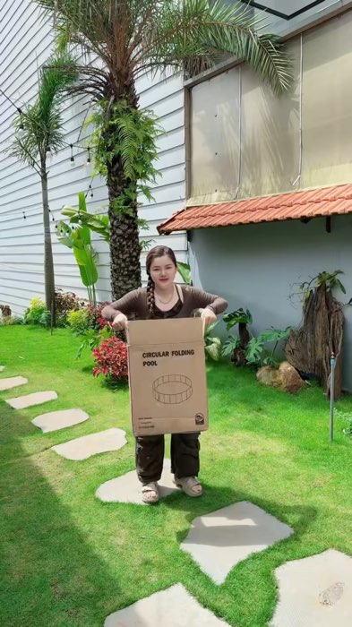 Bể bơi gấp gọn #beboichobe #beboigapgon #HangMoiVe #KOLUyTin #ShopeeVideo #LuotVuiMuaLien