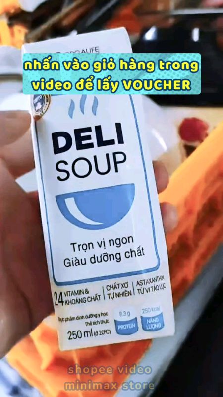 DELISOUP Dinh Dưỡng Thay Thế Bữa Ăn#LuotVuiMuaLien #ShopeeVideo #ShopeeCreator #HangMoiVe #VideohangLamDep #SandealcungKOL #VideohangDoiSong #KOLUyTin