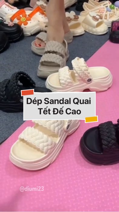 ￼Dép Sandal Quai Tết Đế Cao #VideohangThoiTrang#shopeestyle#ShopeeVideo#ShopeeCreator#LuotVuiMuaLien#KOLUyTin #diumi51