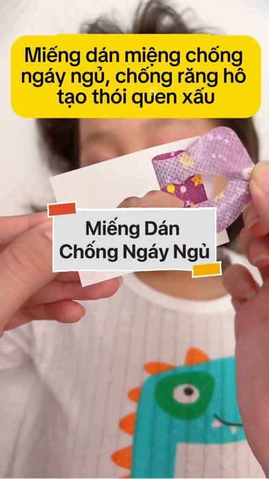 ￼Miếng Dán Chống Ngáy Ngủ #VideohangDoiSong#ShopeeVideo#ShopeeCreator #LuotVuiMuaLien#KOLUyTin#Videomuasam #SandealcungKOL #diumi120