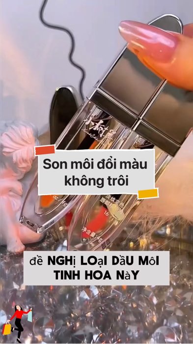 Son môi đổi màu không trôi #VideohangLamDep#shopeestyle#ShopeeVideo#ShopeeCreator #LuotVuiMuaLien#KOLUyTin#Videomuasam #SandealcungKOL #diumi152