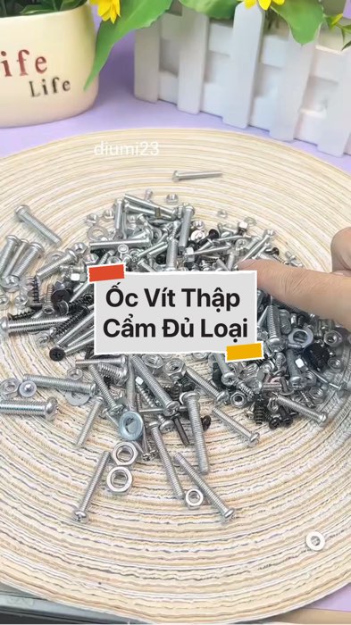 Ốc Vít Thập Cẩm #VideohangDoiSong#ShopeeVideo#ShopeeCreator #LuotVuiMuaLien#KOLUyTin#Videomuasam #SandealcungKOL #diumi187