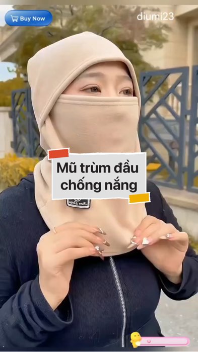 ￼Mũ trùm đầu chống nắng #VideohangThoiTrang#shopeestyle#ShopeeVideo#ShopeeCreator#LuotVuiMuaLien#KOLUyTin #diumi279