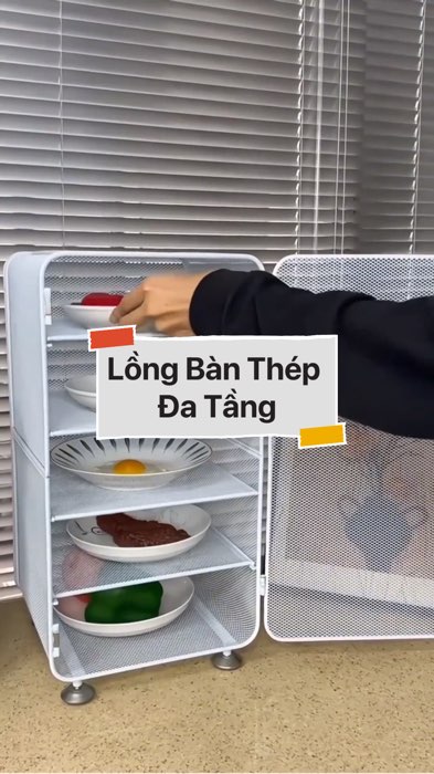 Lồng Bàn Thép Đa Tầng #VideoHangGiaDung#shopeestyle#ShopeeVideo#ShopeeCreator #LuotVuiMuaLien #diumi151