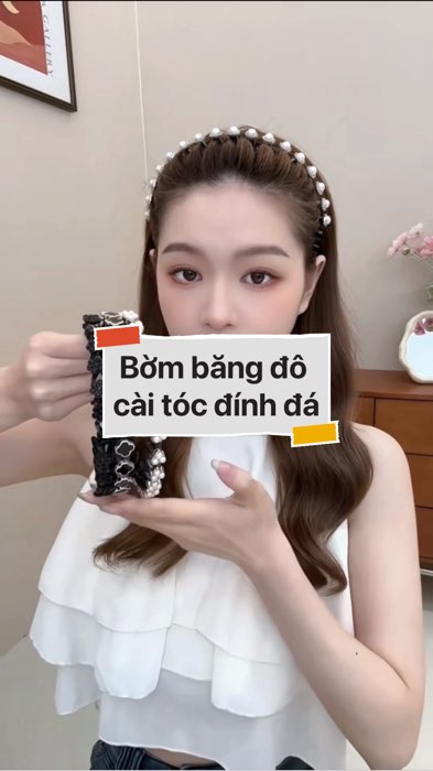 ￼Bờm băng đô cài tóc đính đá #VideohangThoiTrang#shopeestyle#ShopeeVideo#ShopeeCreator#LuotVuiMuaLien#KOLUyTin #diumi261