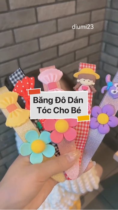 Băng Đô Dán Tóc Cho Bé #VideoHangMevaBe#shopeestyle#ShopeeVideo#ShopeeCreator#LuotVuiMuaLien #diumi265