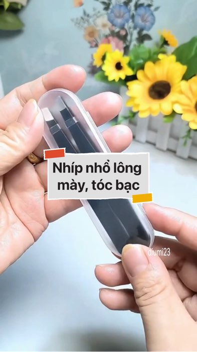 Nhíp nhổ lông bằng thép không gỉ #VideohangDoiSong#ShopeeVideo#ShopeeCreator #LuotVuiMuaLien#KOLUyTin#Videomuasam #SandealcungKOL #diumi277