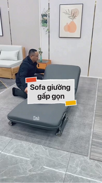 Sofa giường gấp gọn #VideoHangGiaDung#shopeestyle#ShopeeVideo#ShopeeCreator #LuotVuiMuaLien #diumi481