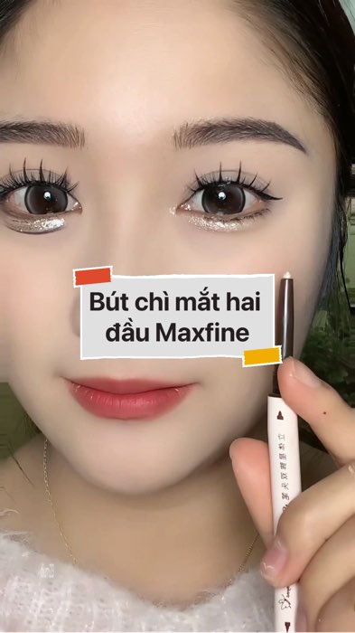 ￼Bút chì mắt hai đầu Maxfine #VideohangLamDep#shopeestyle#ShopeeVideo#ShopeeCreator #LuotVuiMuaLien#KOLUyTin#Videomuasam #SandealcungKOL #diumi527