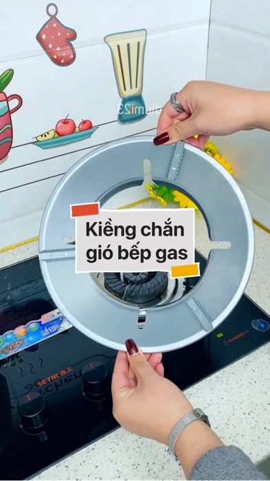 ￼Kiềng chắn gió bếp gas #VideoHangGiaDung#shopeestyle#ShopeeVideo#ShopeeCreator #LuotVuiMuaLien #diumi583