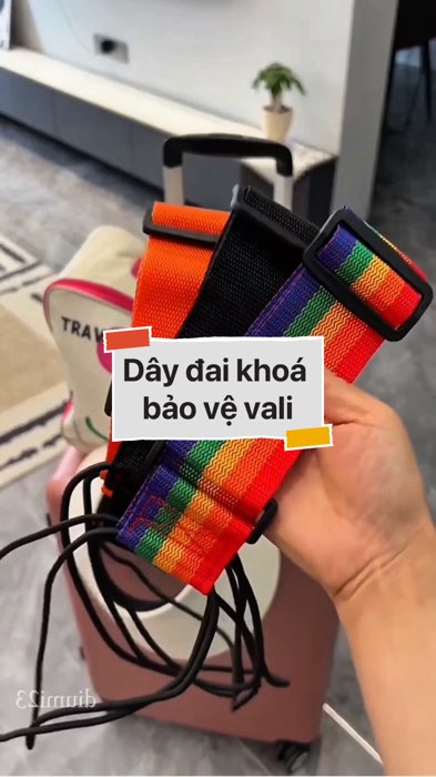 Dây đai khoá bảo vệ vali #VideohangDoiSong#ShopeeVideo#ShopeeCreator #LuotVuiMuaLien#KOLUyTin#Videomuasam #SandealcungKOL #diumi707