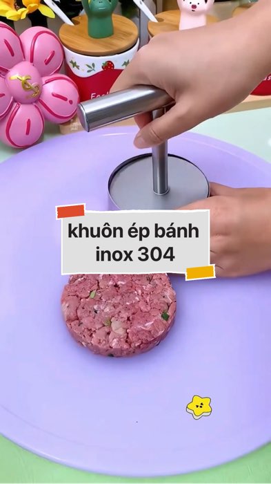 khuôn ép bánh inox 304 #VideoHangGiaDung#shopeestyle#ShopeeVideo#ShopeeCreator #LuotVuiMuaLien #diumi754