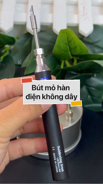 ￼Bút mỏ hàn Điện Không Dây #VideohangDienTu#shopeestyle#ShopeeVideo#ShopeeCreator #LuotVuiMuaLien#KOLUyTin#Videomuasam #SandealcungKOL #diumi924