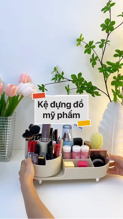 Kệ đựng đồ mỹ phẩm #VideoHangGiaDung#shopeestyle#ShopeeVideo#ShopeeCreator #LuotVuiMuaLien #diumi10