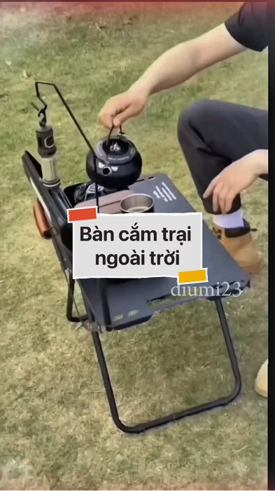 Bàn cắm trại ngoài trời #VideohangDoiSong#ShopeeVideo#ShopeeCreator #LuotVuiMuaLien#KOLUyTin#Videomuasam #SandealcungKOL #diumi266