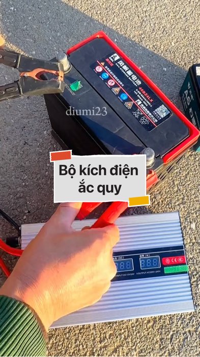 Bộ kích điện ắc quy #VideohangDienTu#shopeestyle#ShopeeVideo#ShopeeCreator #LuotVuiMuaLien#KOLUyTin#Videomuasam #SandealcungKOL #diumi697