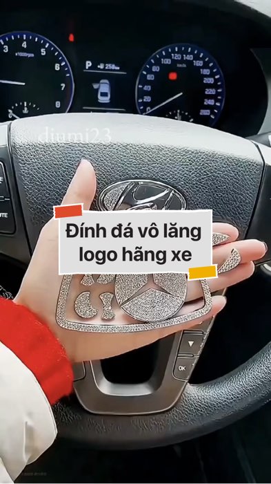 ￼Đính đá vô lăng logo hãng xe #VideohangDoiSong#ShopeeVideo#ShopeeCreator #LuotVuiMuaLien#KOLUyTin#Videomuasam #SandealcungKOL #diumi717