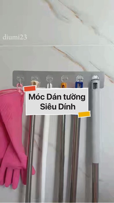 Móc Dán tường Siêu Dính #VideoHangGiaDung#shopeestyle#ShopeeVideo#ShopeeCreator #LuotVuiMuaLien #diumi810