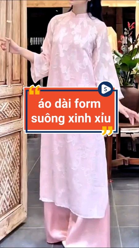 áo dài xinh xỉu #aodai #aodaitet #aodaithietke #LuotVuiMuaLien #HangMoiVe #VideohangThoiTrang #ShopeeCreator