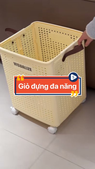 Giỏ đựng quần áo tiện lợi 🧺 #ShopeeCreator #ShopeeVideo #HangMoiVe #LuotVuiMuaLien #xuhuong