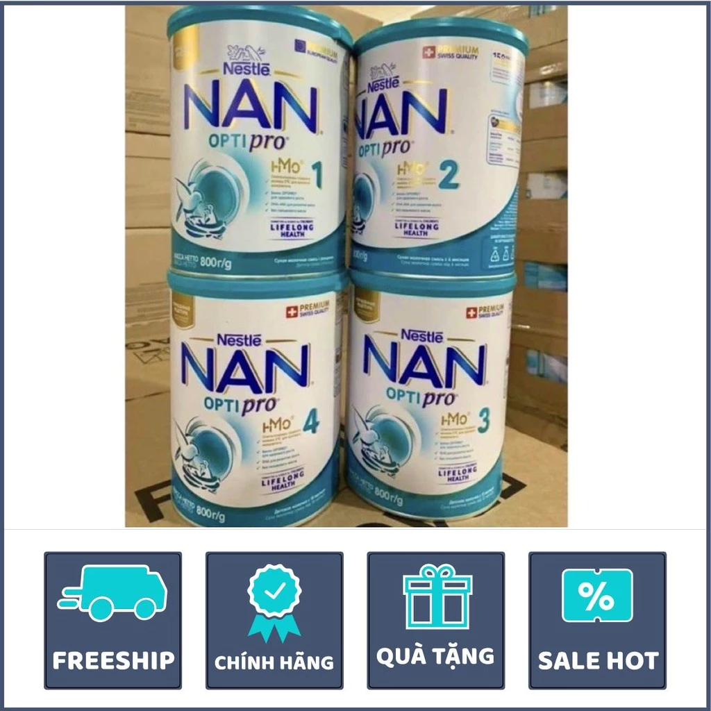 🍼[DATE 2027] SỮA NAN NGA ĐỦ SỐ 1,2,3,4 800G