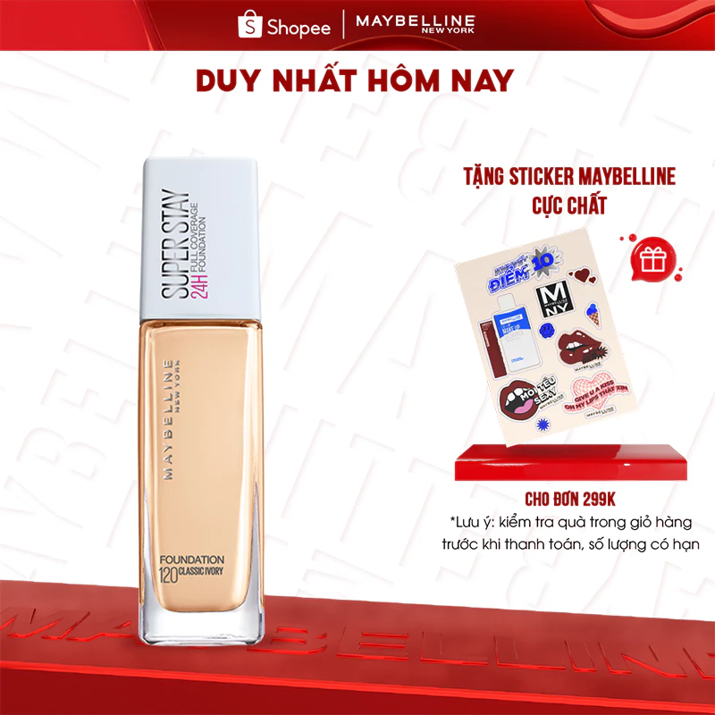 Kem Nền Lâu Trôi Che Phủ Cao Maybelline New York cao cấp sang xịn