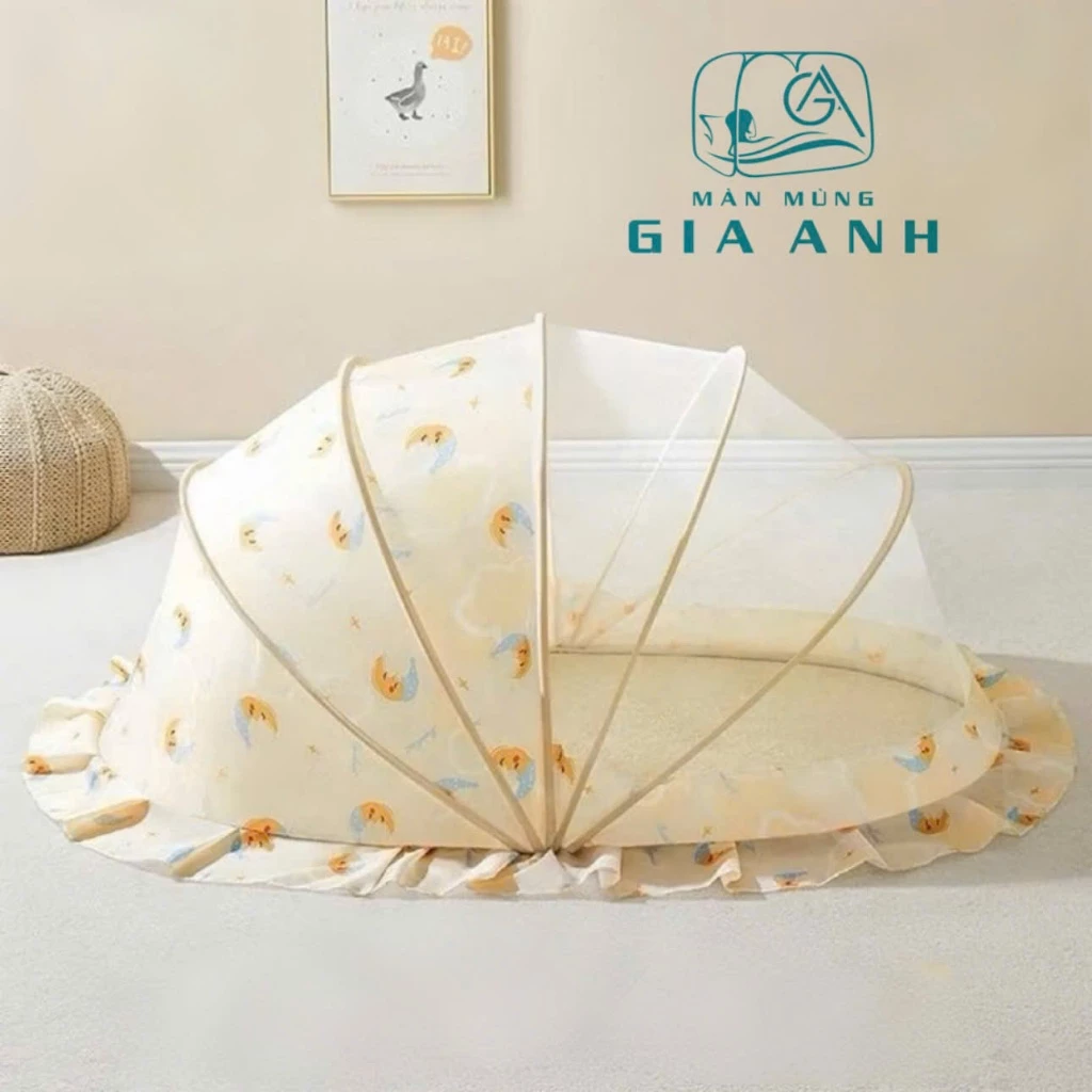 [Mẫu 2025] Màn chụp cho bé sơ sinh cao cấp - Mùng chống muỗi cho bé bảo hành 12 tháng - Xưởng Màn Gia Anh