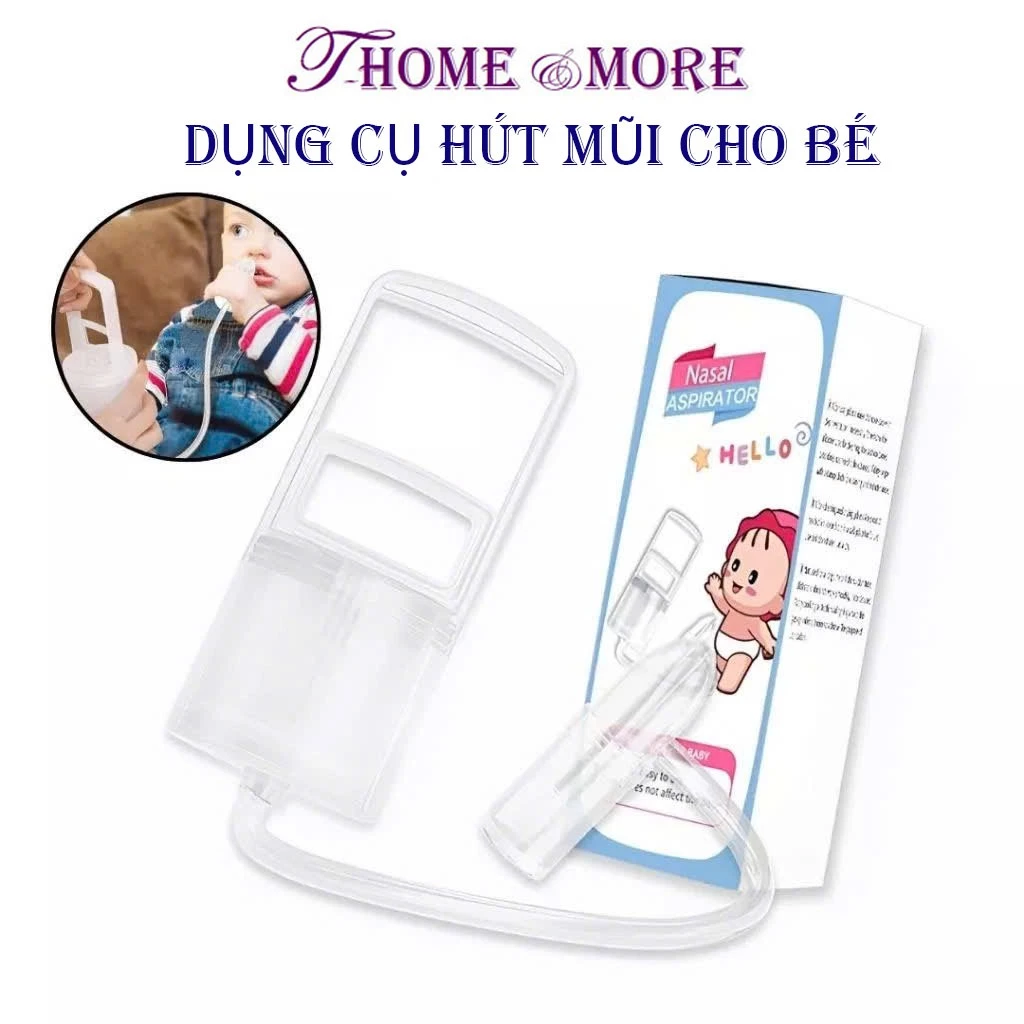 Dụng cụ hút mũi cho bé sơ sinh cầm tay cao cấp an toàn không đau tổn thương cho bé -T-Home&More