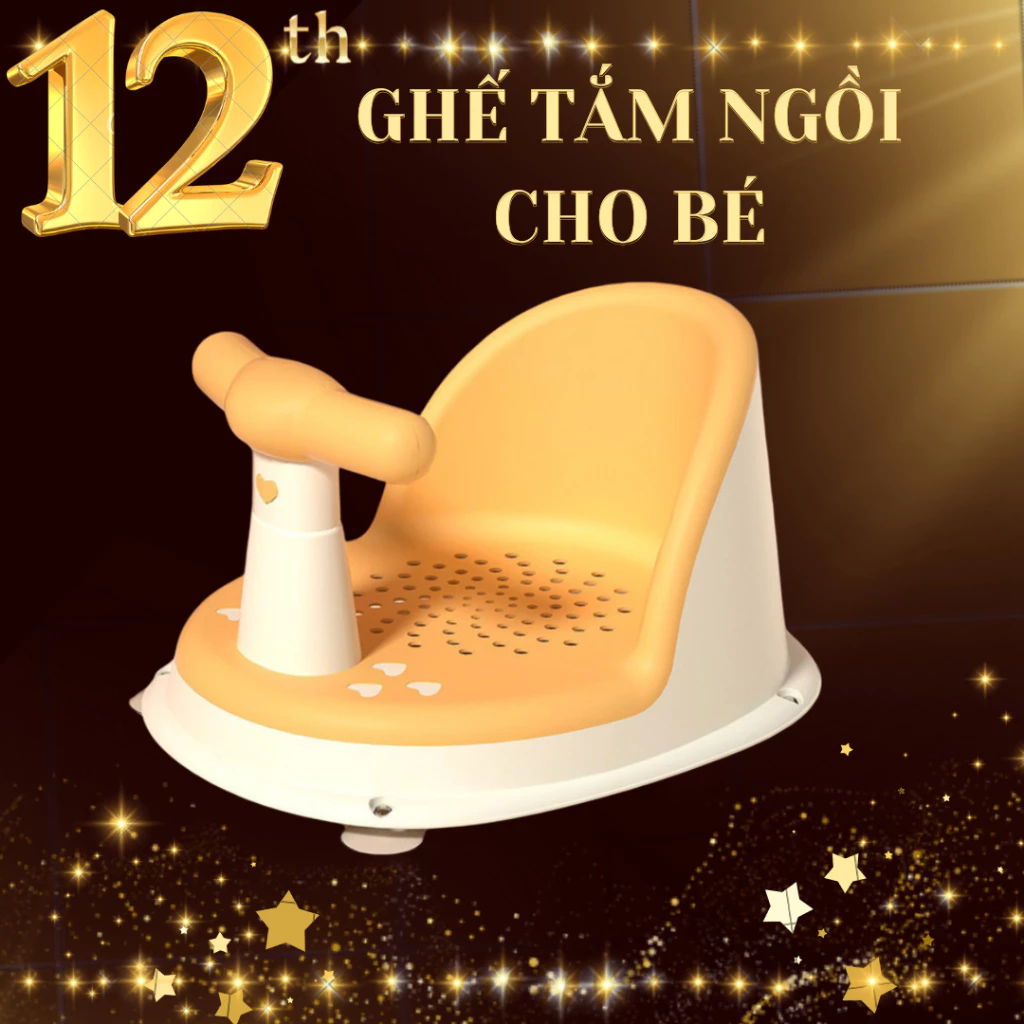 Ghế Ngồi Tắm Chống Trượt Tiện Lợi Dành Cho Bé Từ 6 Tháng Trở Lên
