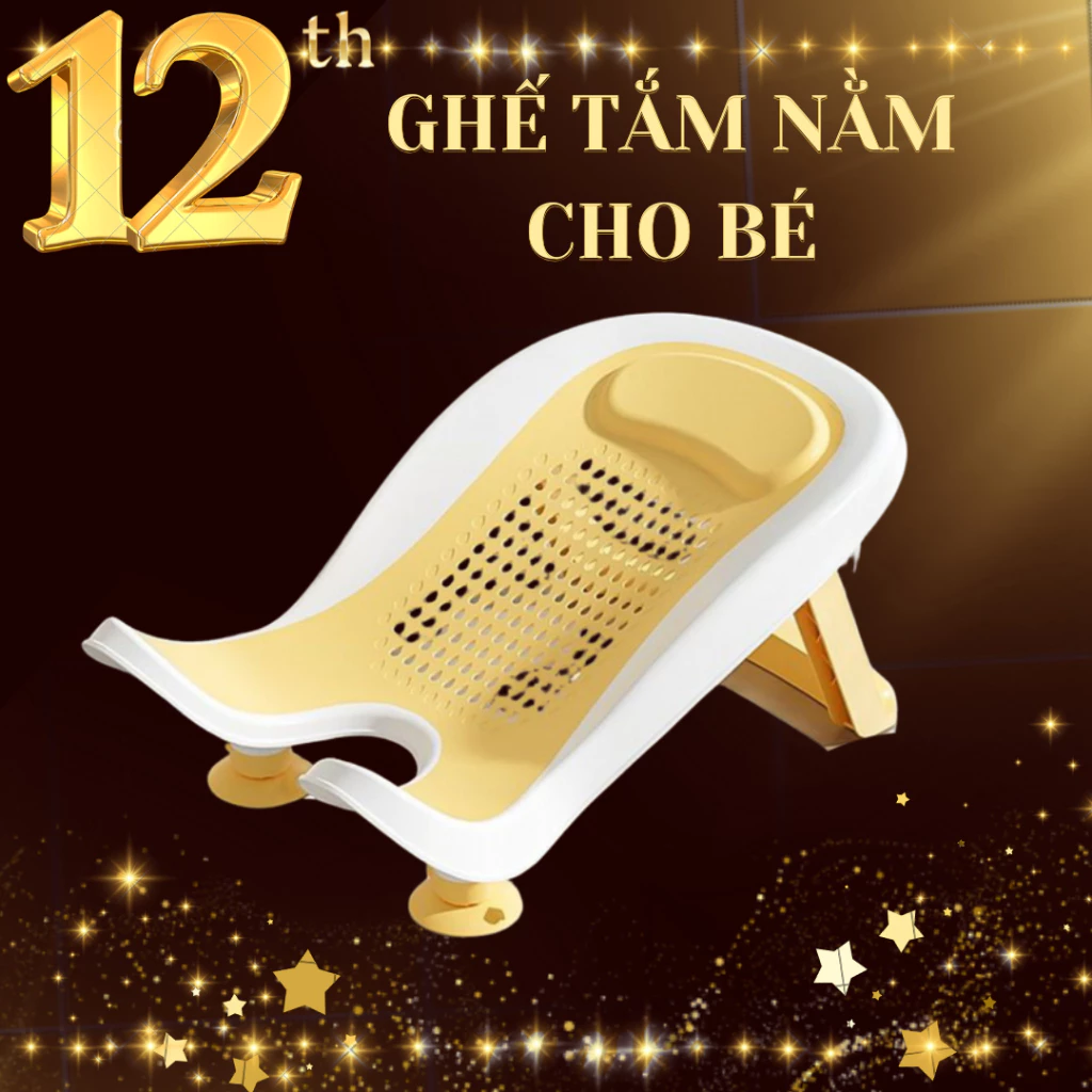 Ghế đa năng 2in1 rửa mông, ghế tắm sơ sinh có chân tự đứng gập gọn, sử dụng như lưới tắm, phao đệm đỡ tắm