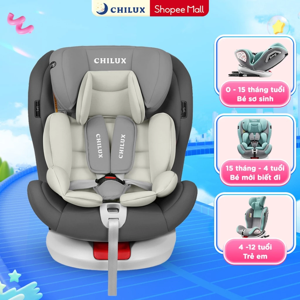 Ghế ngồi ô tô cho bé CHILUX ROY 360 I CS008 An toàn, tiện lợi cùng bé đồng hành trên mọi nẻo đường