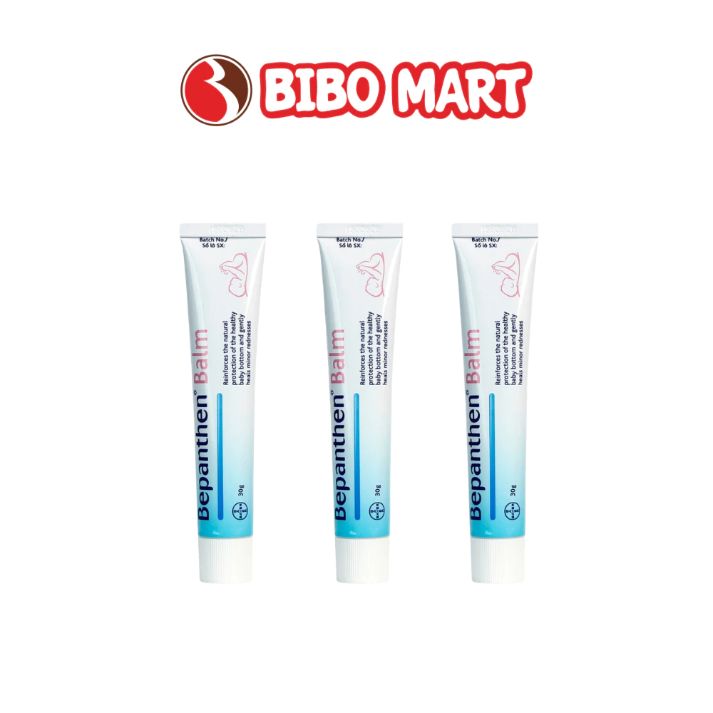 [KOL] Kem Hăm Bepanthen Balm Lành Tính An Toàn Dưỡng Ẩm Cho Da Bé Tuýp 30g - Bibo Mart