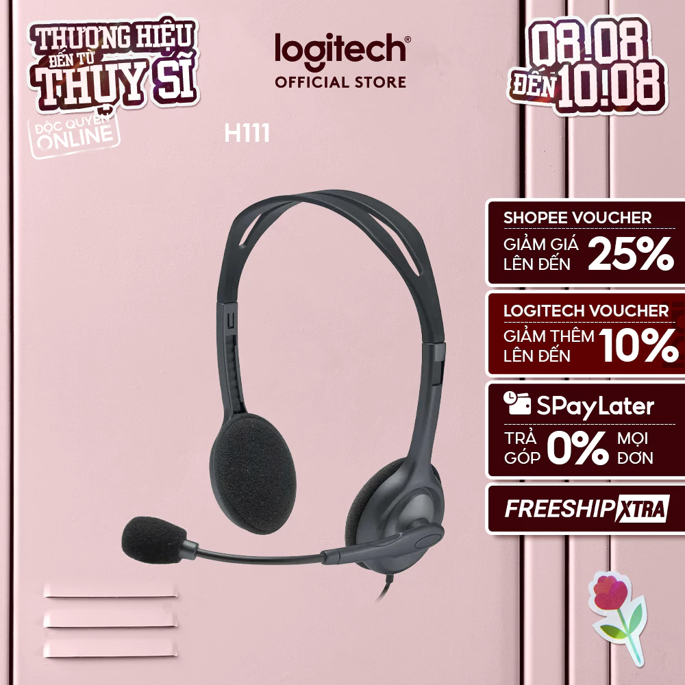 Hướng dẫn sửa lỗi mất micro trên tai nghe Logitech H111/H110