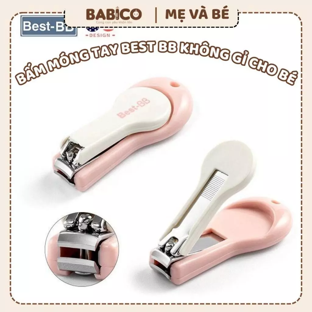 Bấm móng tay cho bé sơ sinh Best BB 1 chi tiết xinh xắn an toàn và tiện lợi