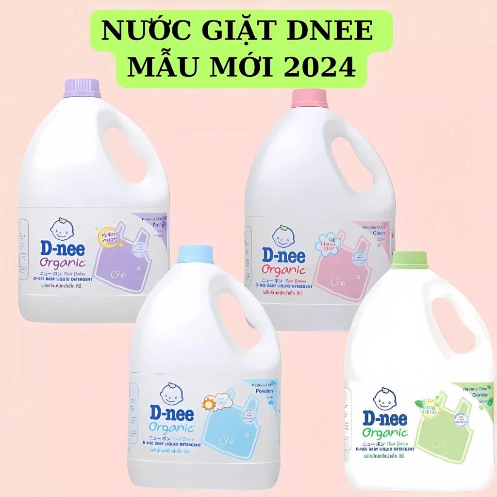 (Chuẩn Thái) Nước Giặt Dnee Chính Hãng Dung Tích 3000ML VÀ Túi 1400ml ,Nước Giặt Thái Thơm Dịu An Toàn
